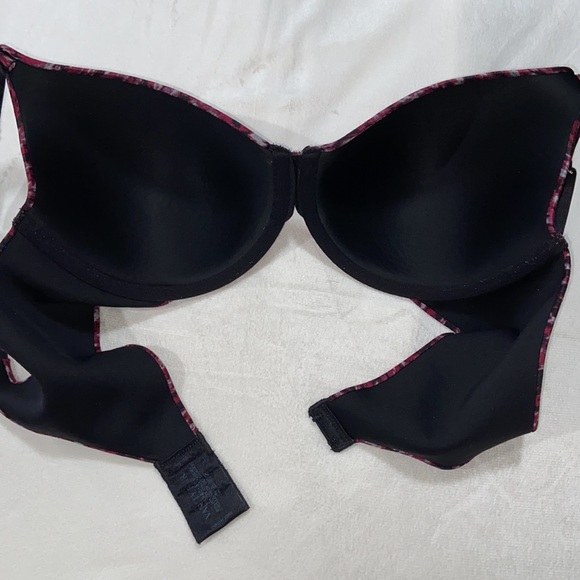 NWOT Sexy Smoothing Bra Mulberry/Gray/Black Print - Picture 12 of 15
